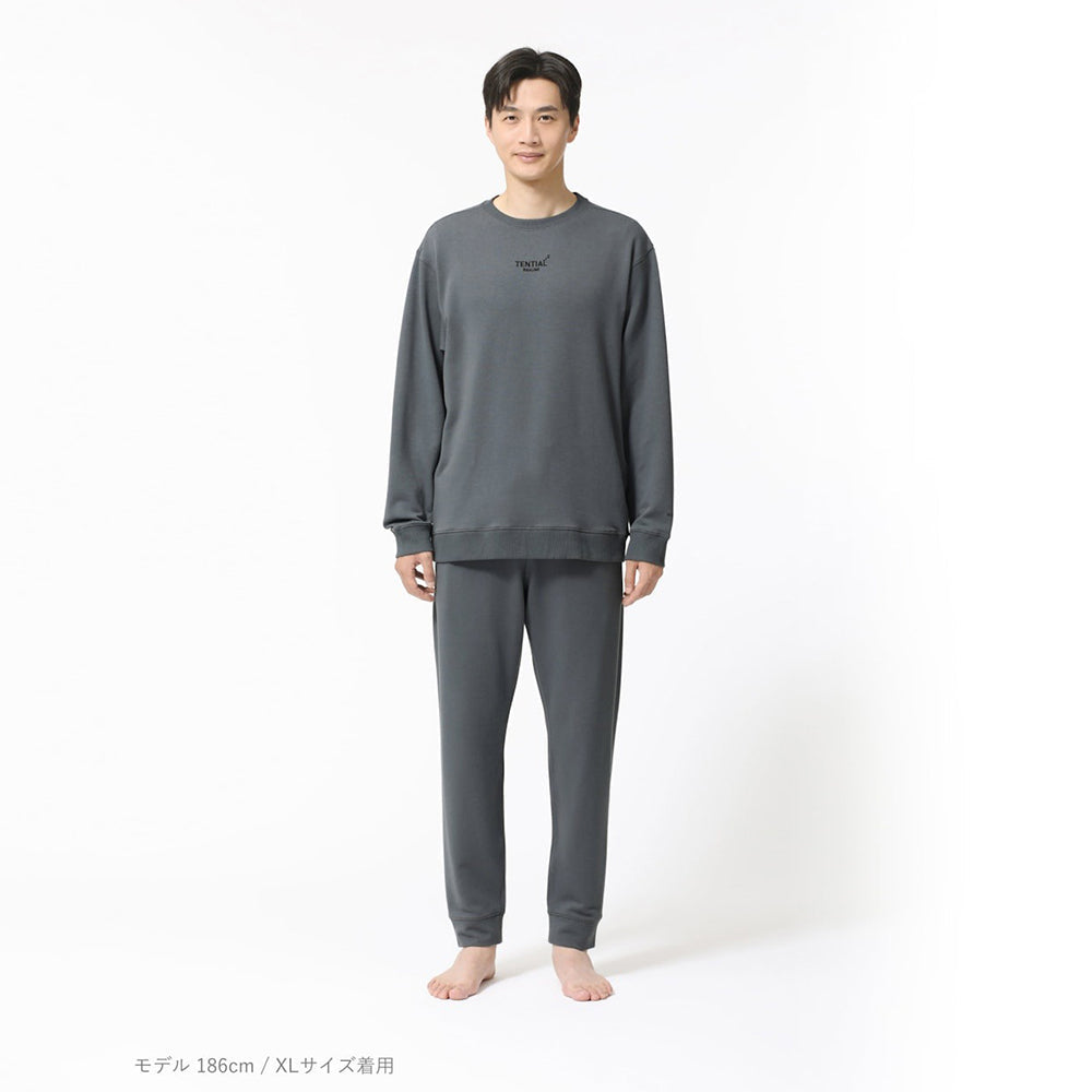 リカバリーウェア BAKUNE スウェット 上下 ダークグレー (Men'S_2XL)