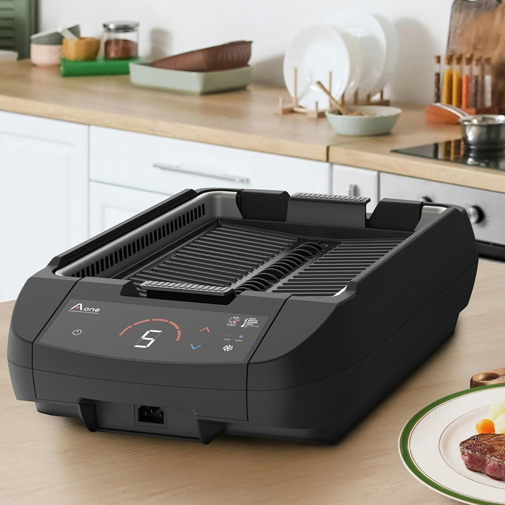 エーワン・デュアルグリル AOG-J200(B) ブラック