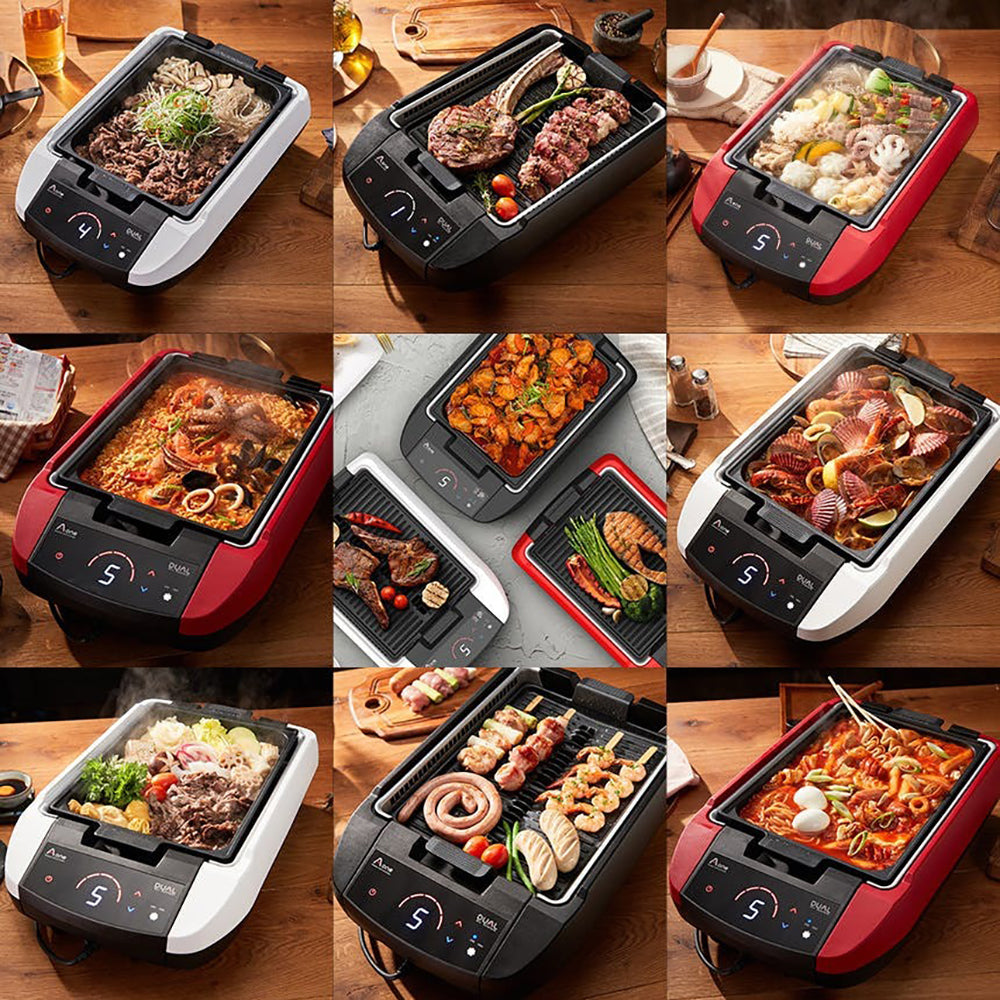 エーワン・デュアルグリル AOG-J200(B) ブラック