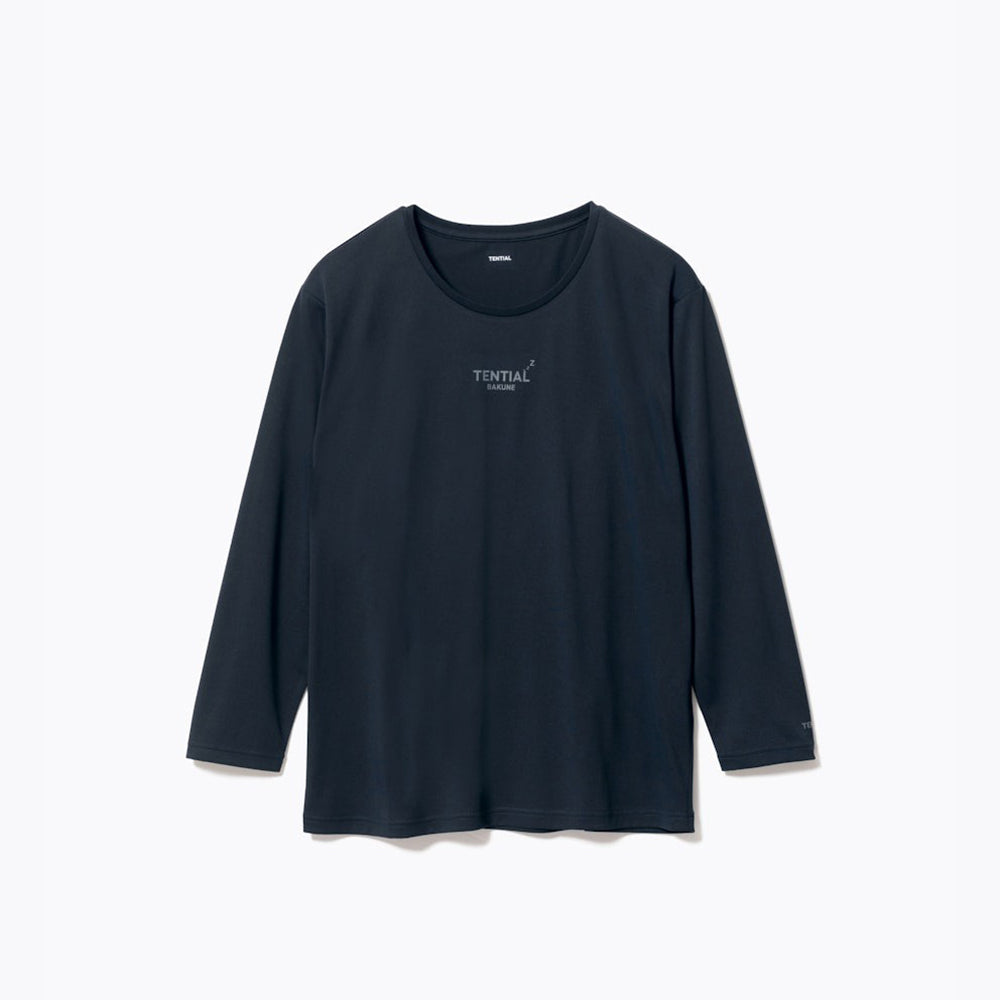 【母の日カード】 リカバリーウェア BAKUNE Dry Women’s　長袖上下セット ネイビーM
