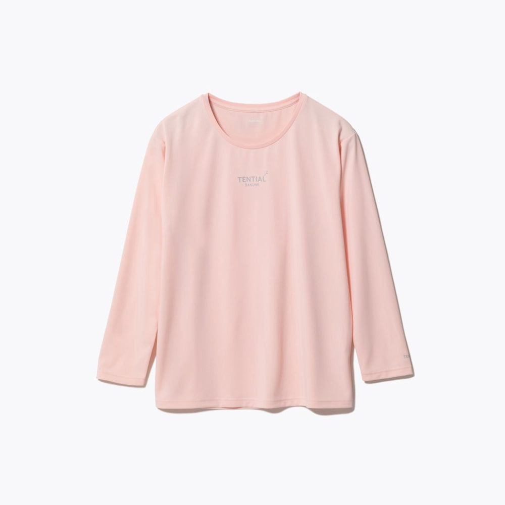 【母の日カード】 リカバリーウェア BAKUNE Dry Women’s　長袖上下セット ピンクXL
