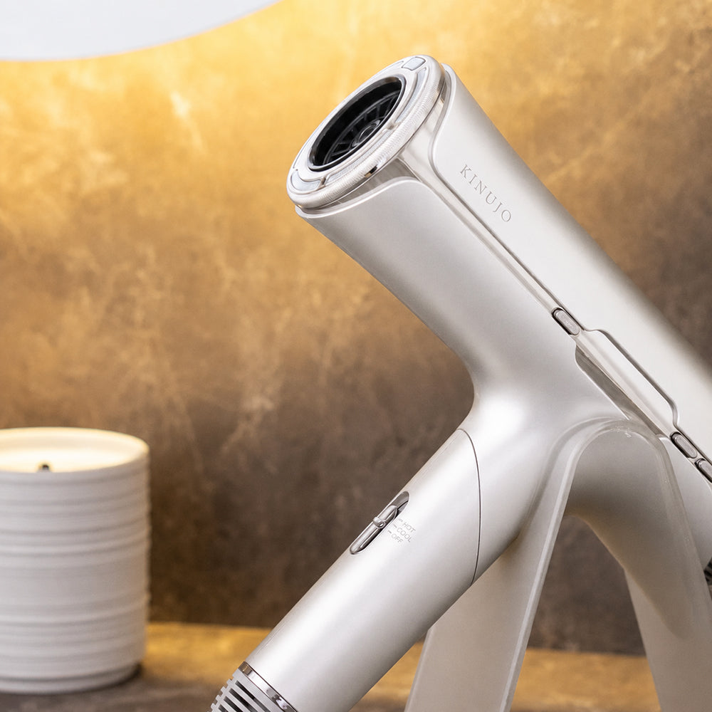 KINUJO（絹女）Silk Premium Dryer クリアシルバー