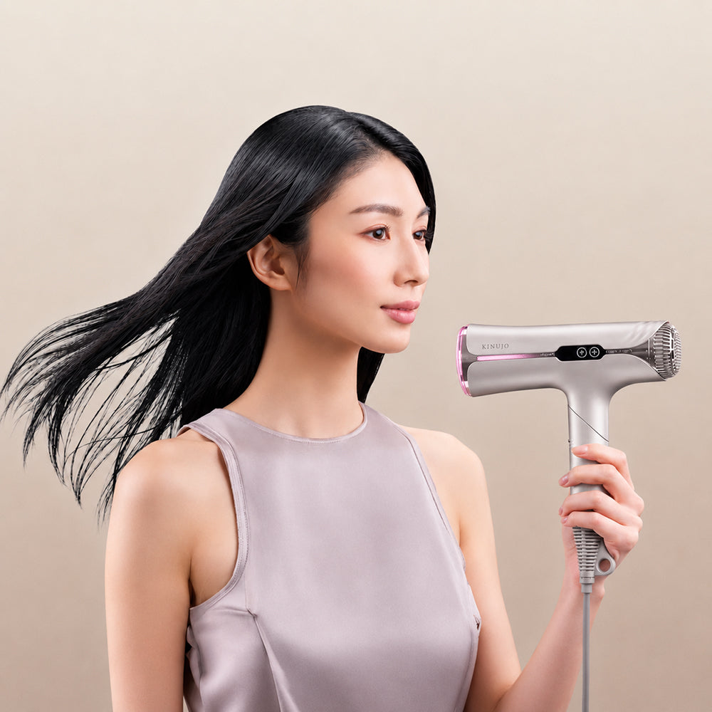 KINUJO（絹女）Silk Premium Dryer クリアシルバー