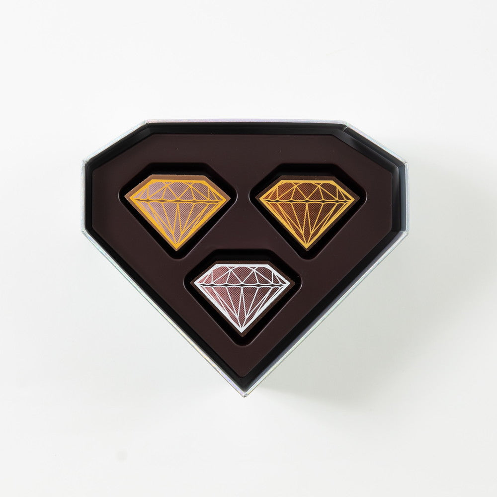 ベルギー高級老舗チョコ DelRey（デルレイ）ダイヤモンドコレクションBOX 3個入
