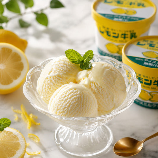 栃木　レモン牛乳カップアイス