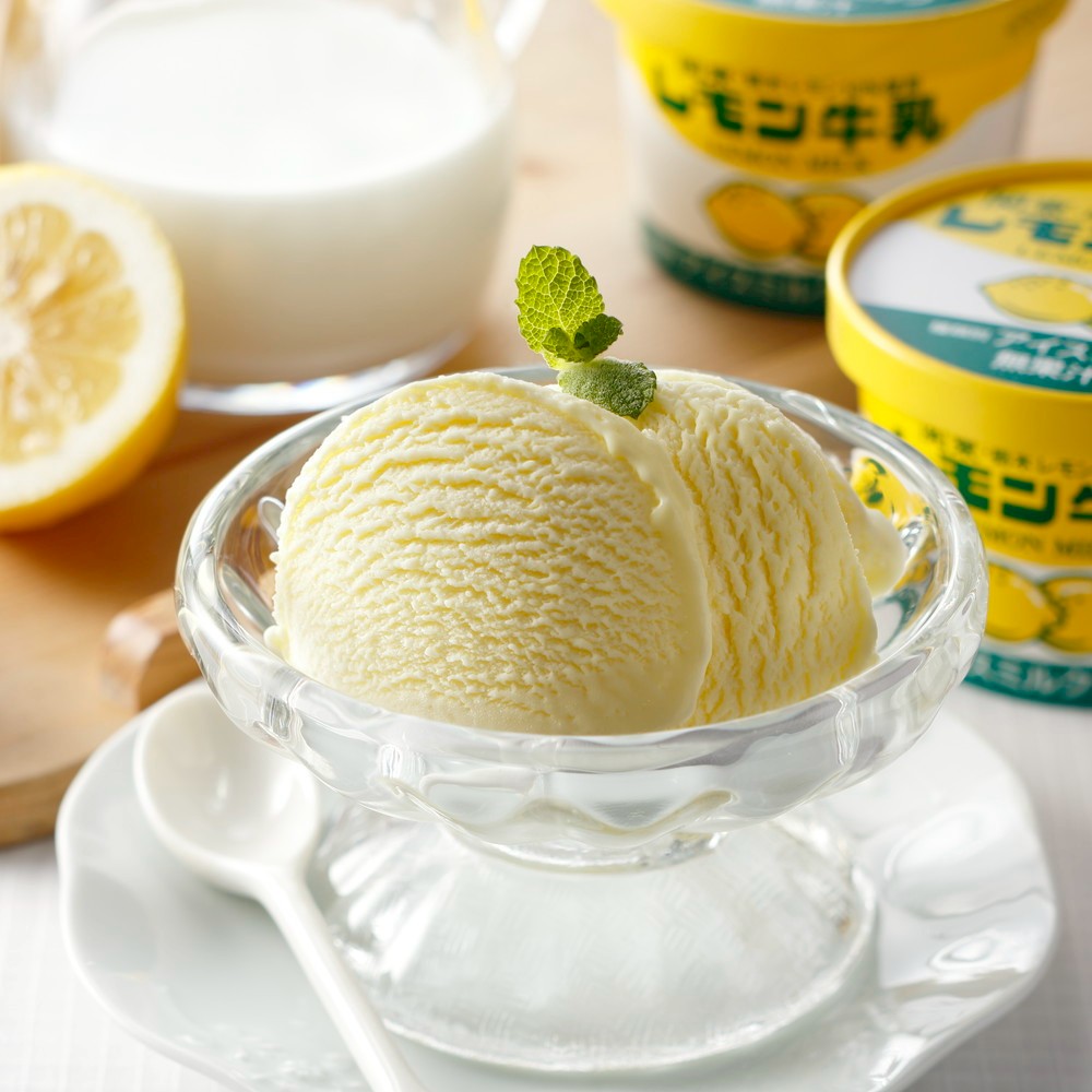 栃木　レモン牛乳カップアイス