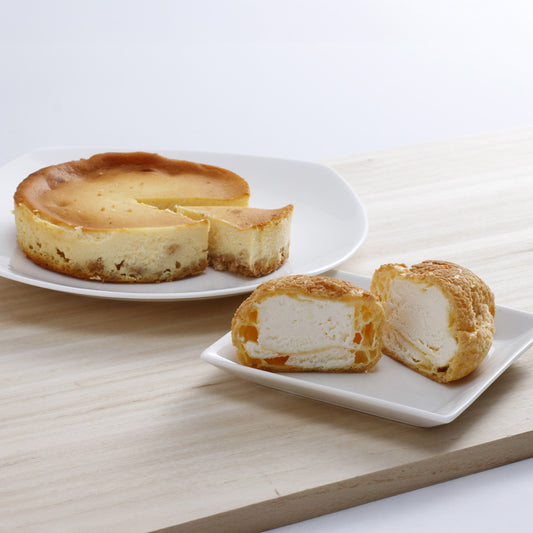 「乳蔵」 北海道ベイクドチーズケーキ・シューセット