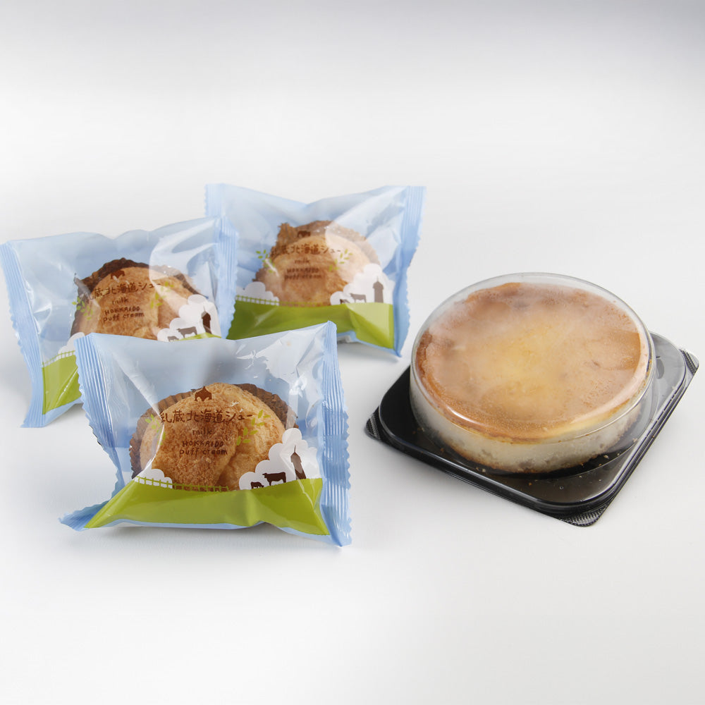 「乳蔵」 北海道ベイクドチーズケーキ・シューセット