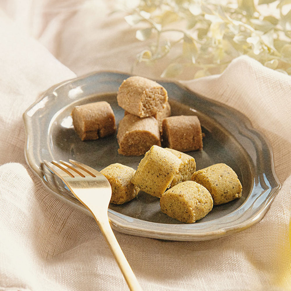お茶と、暮らしと クッキー 2種食べ比べ(お茶っぱ・ほうじ茶)8袋