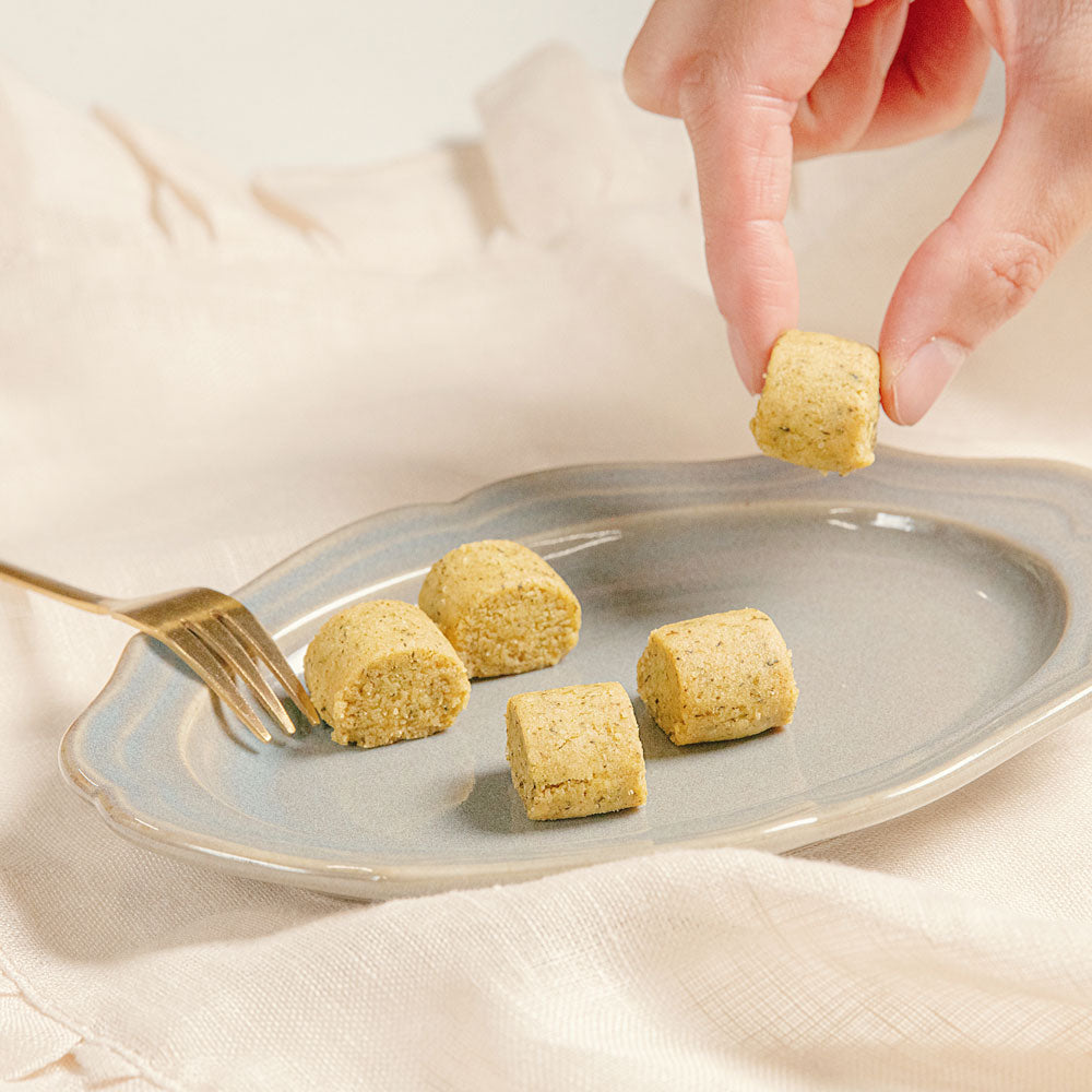 お茶と、暮らしと クッキー 2種食べ比べ(お茶っぱ・ほうじ茶)8袋