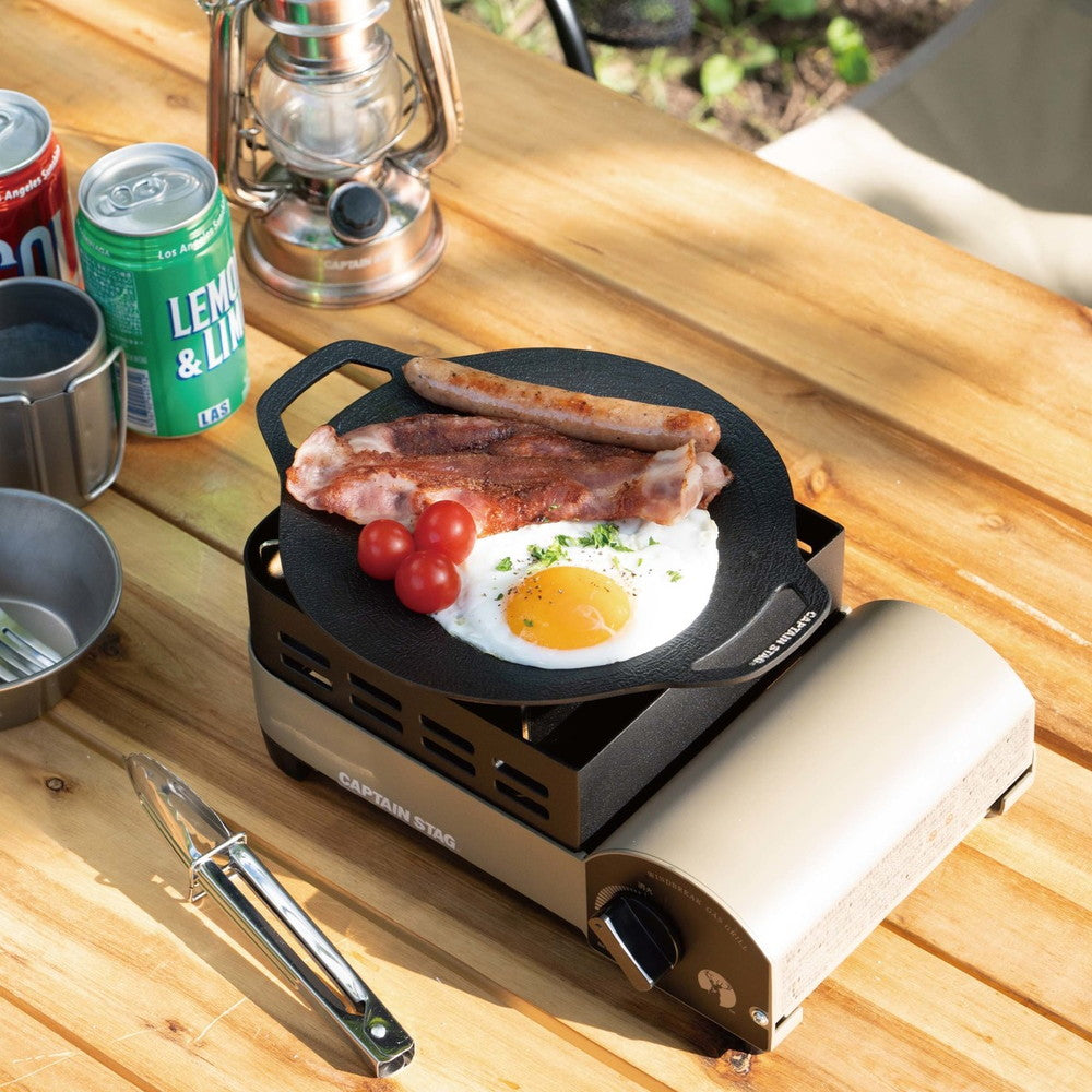 キャプテンスタッグ　ラウンド グリルプレート 20ｃｍ