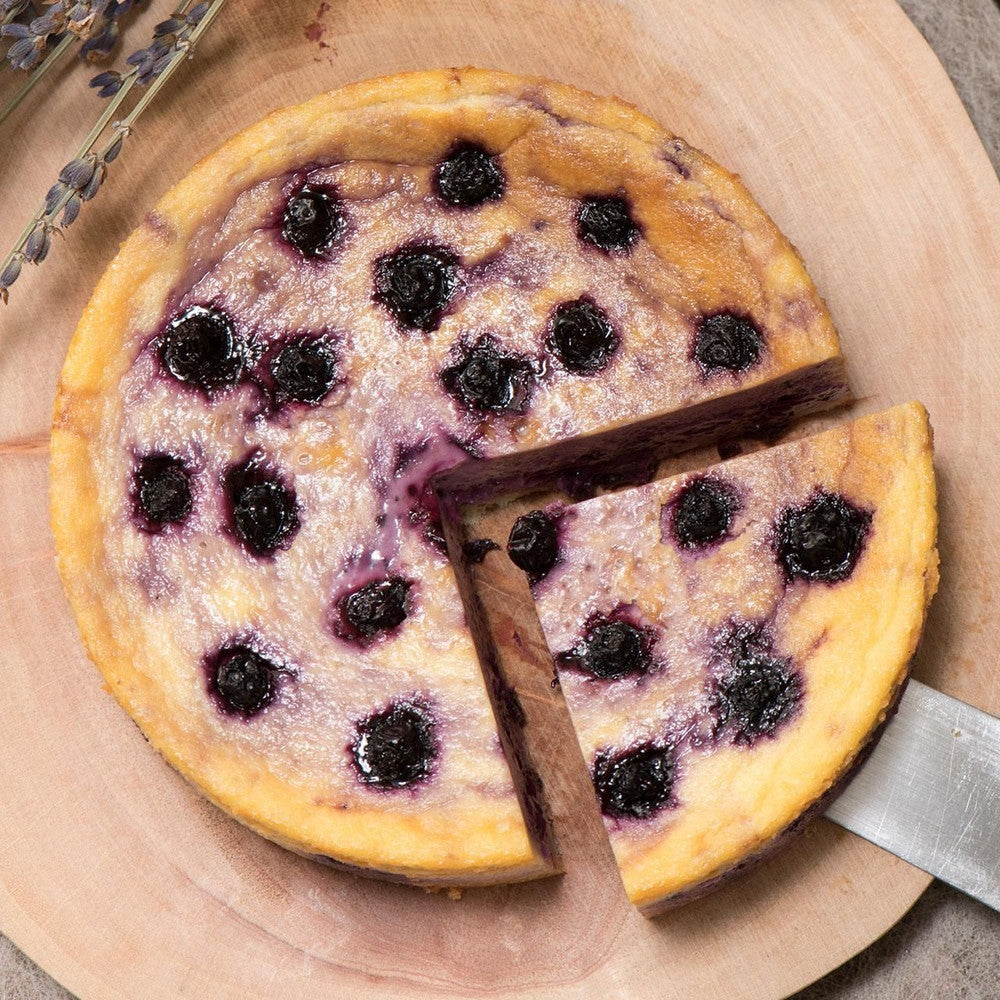 京都チーズケーキ専門店 ソラアオ　京都わかさ生活のブルーベリーチーズケーキ