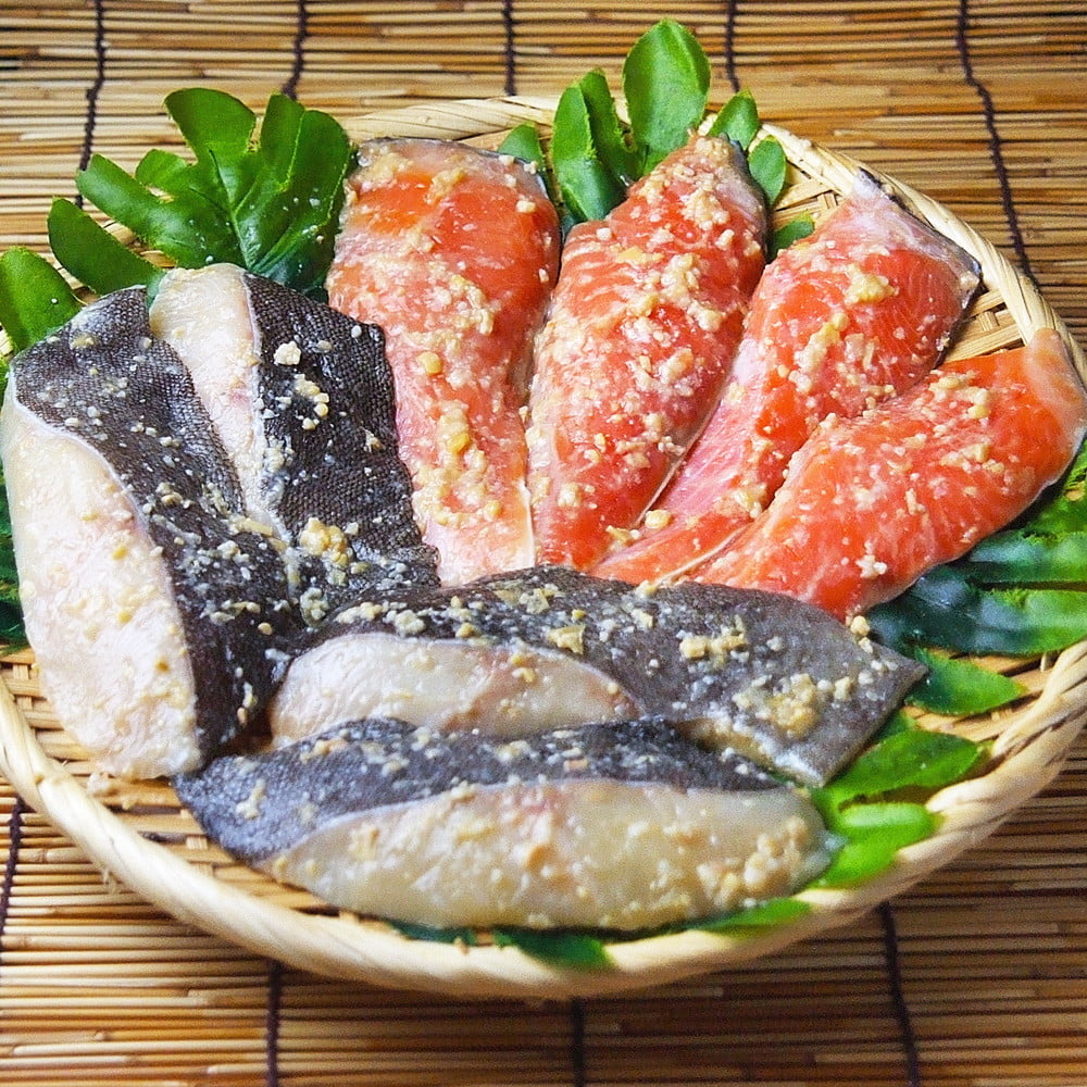 山下水産 味噌と粕の漬け魚詰合せ4種/8切