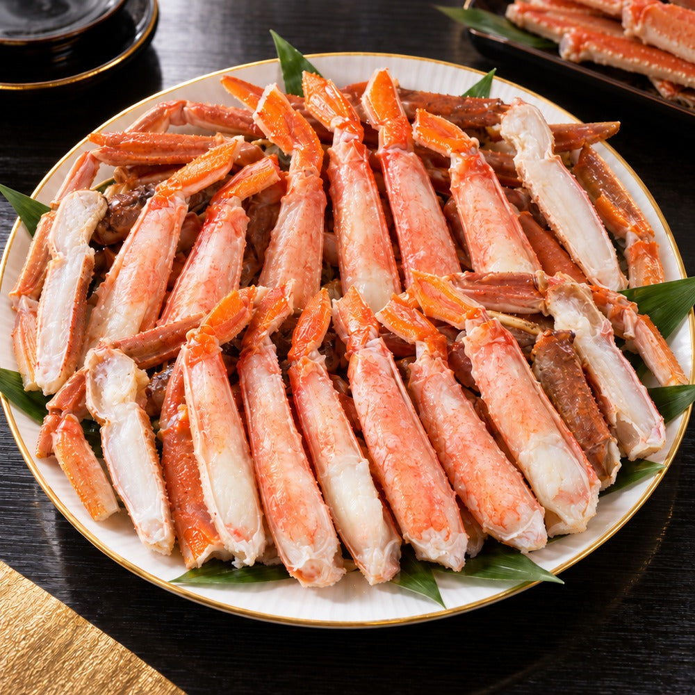 甘みたっぷり ボイルずわいがに 殻カット済みハーフポーション（1kg）