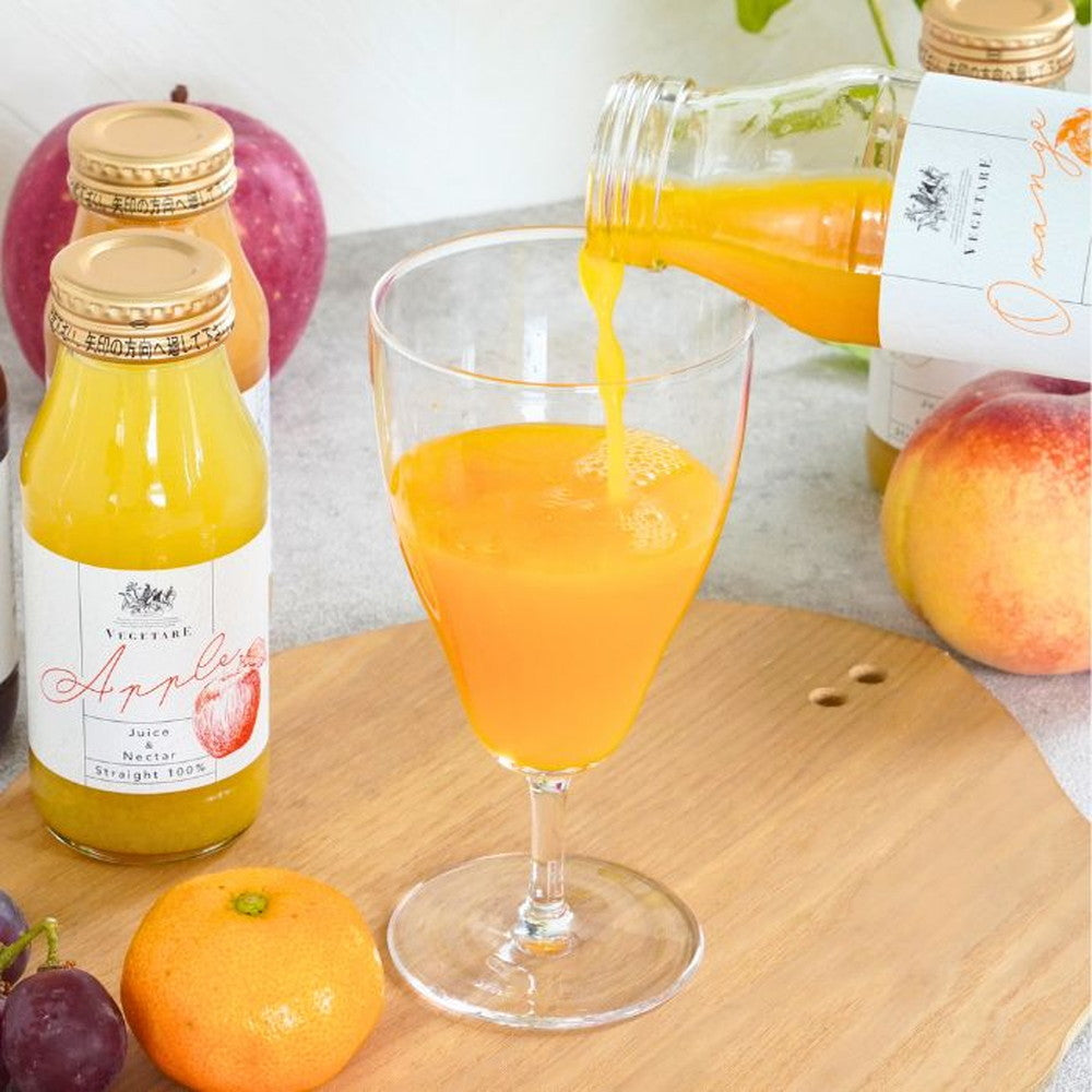 ベジターレ　国産ストレート100%ジュース＆ネクター5種飲み比べ(各種フルーツ＆トマト)