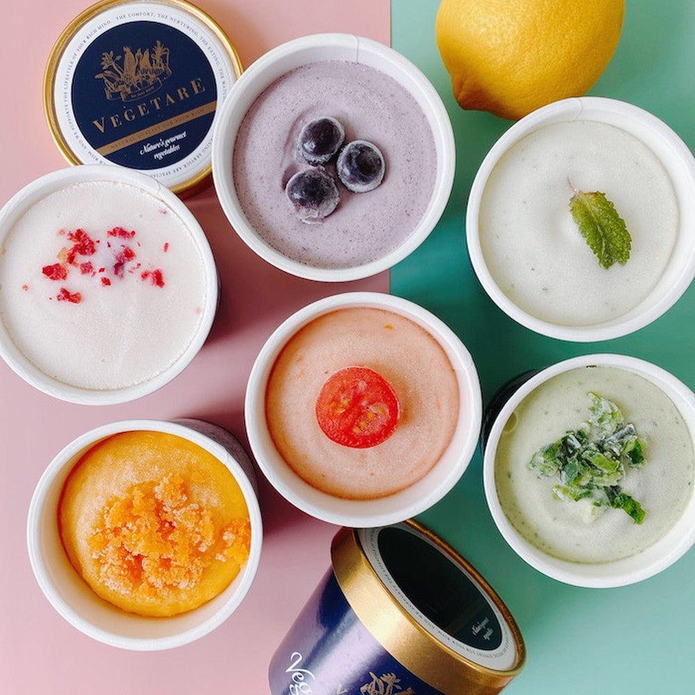 ベジターレ　とれたて野菜と果実の生ジェラート　6種食べ比べ