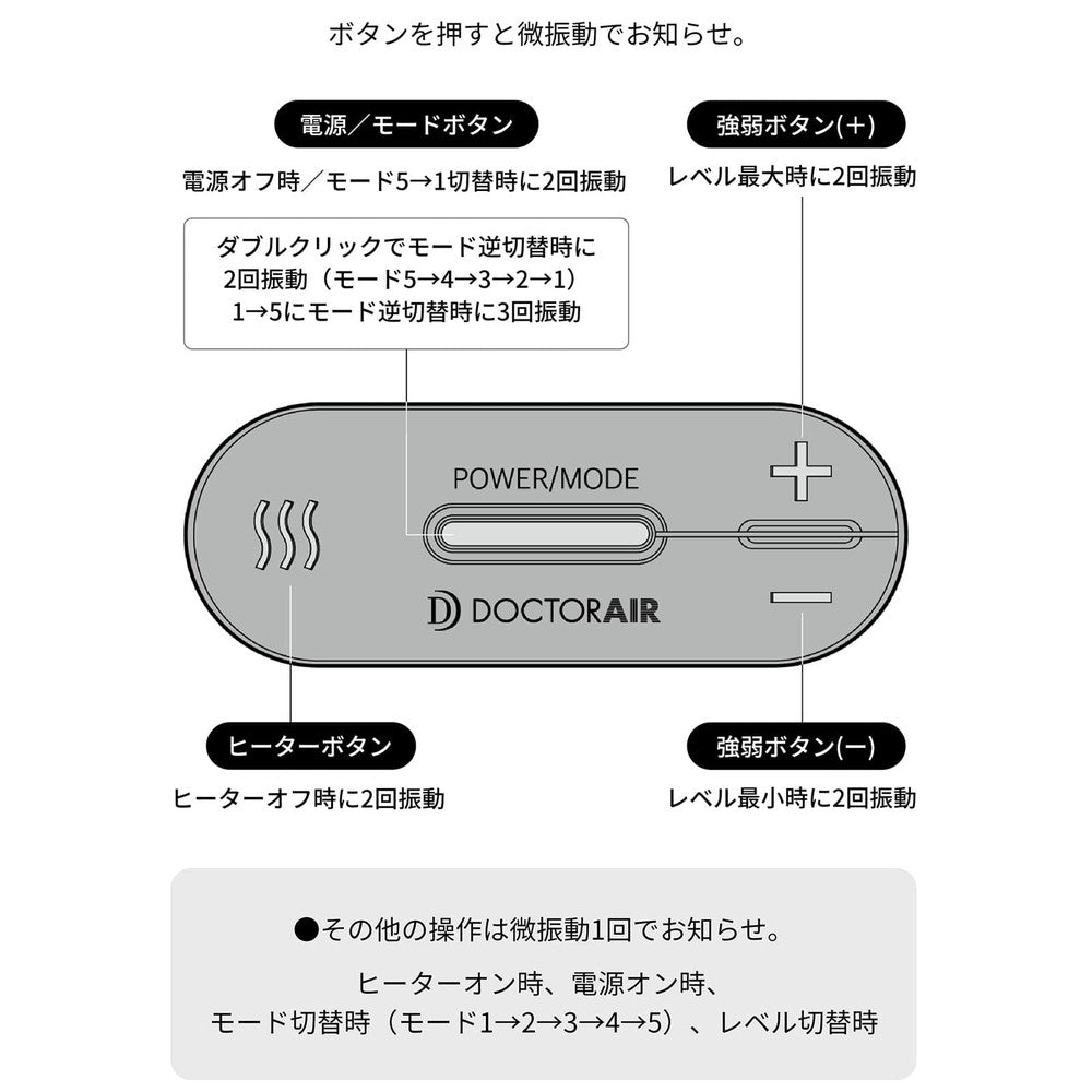 ドクターエア フィットウェーブ (ブラック)