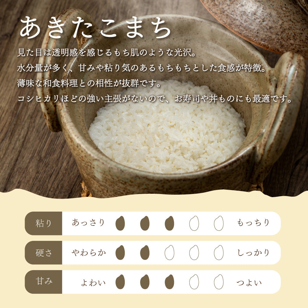 秋田県産あきたこまち 2kg×2袋（合計4kg）