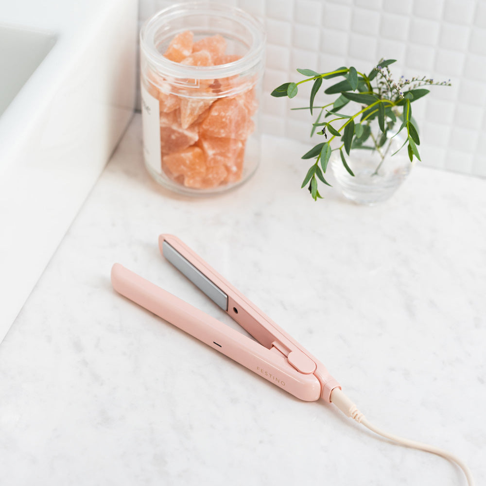 FESTINO（フェスティノ）USB スタイリング ヘアアイロン ホワイト