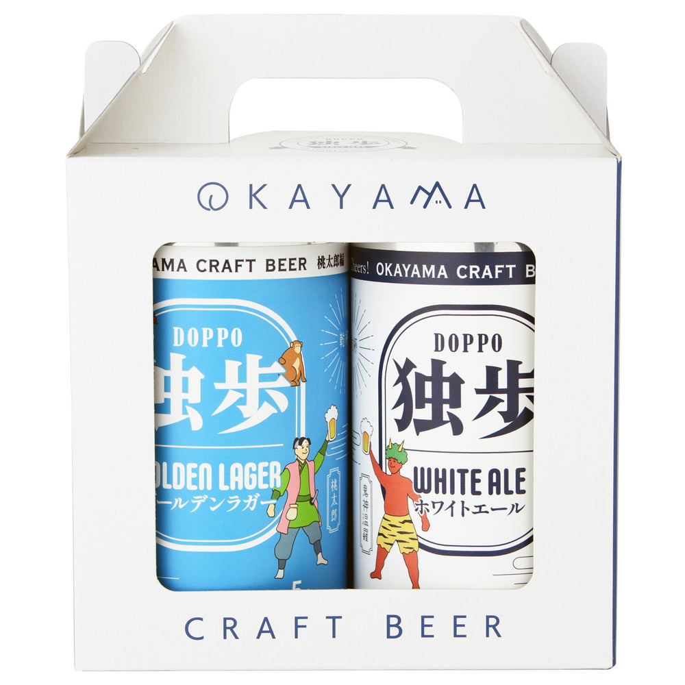 岡山クラフトビール 独歩 2種飲み比べ2缶セット