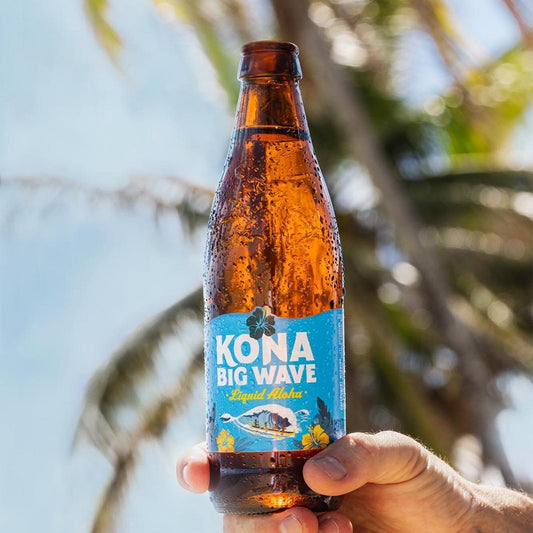 ハワイクラフトビール コナビール ビッグウェーブ ゴールデンエール 4本セット(瓶355ml)